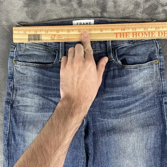 FRAME DENIM Le High Skinny Ankle Jeans, Light Wash - Size 26 - Picture 7 of 11